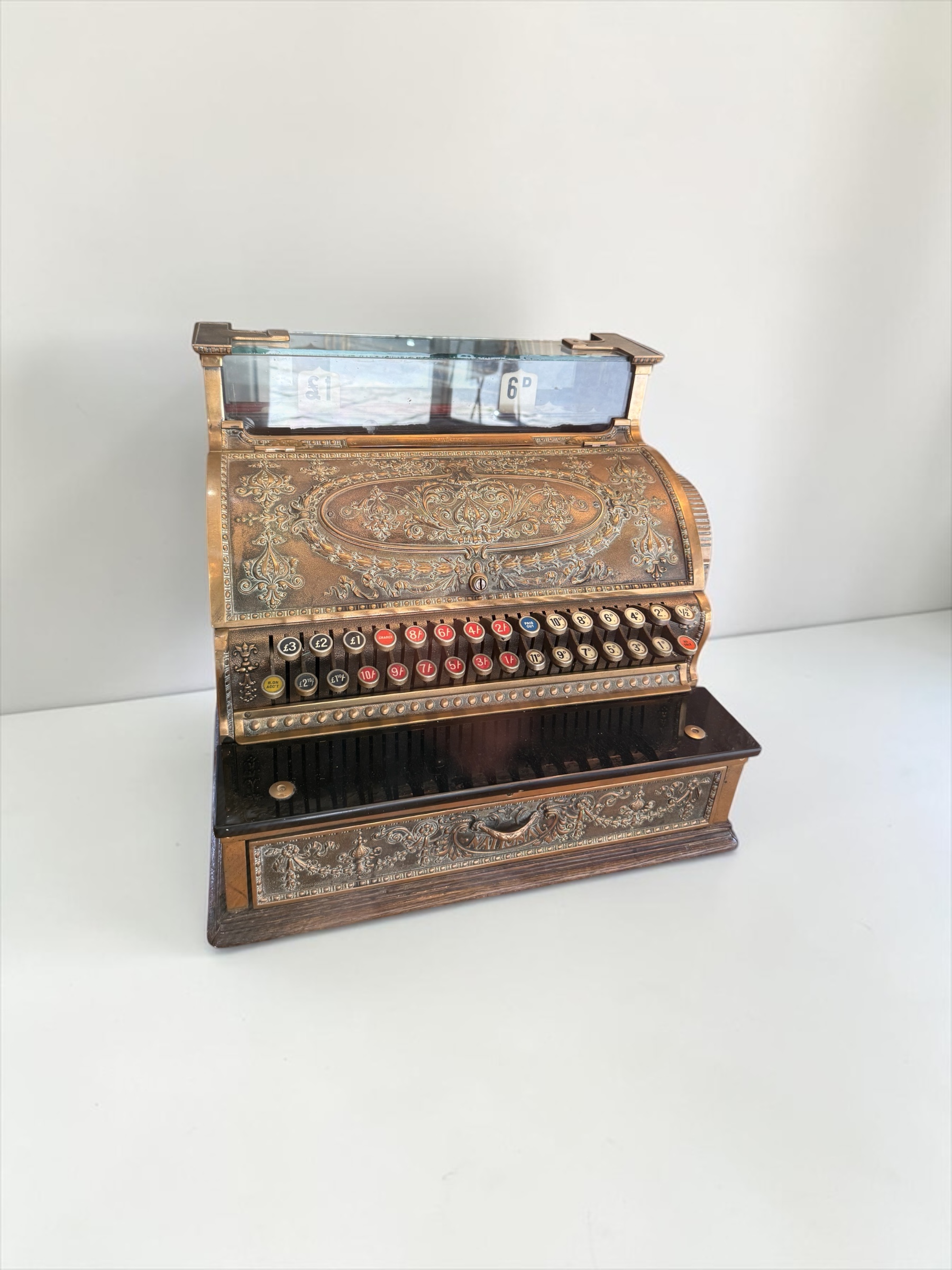 Antique cash register by NCR circa 1890
