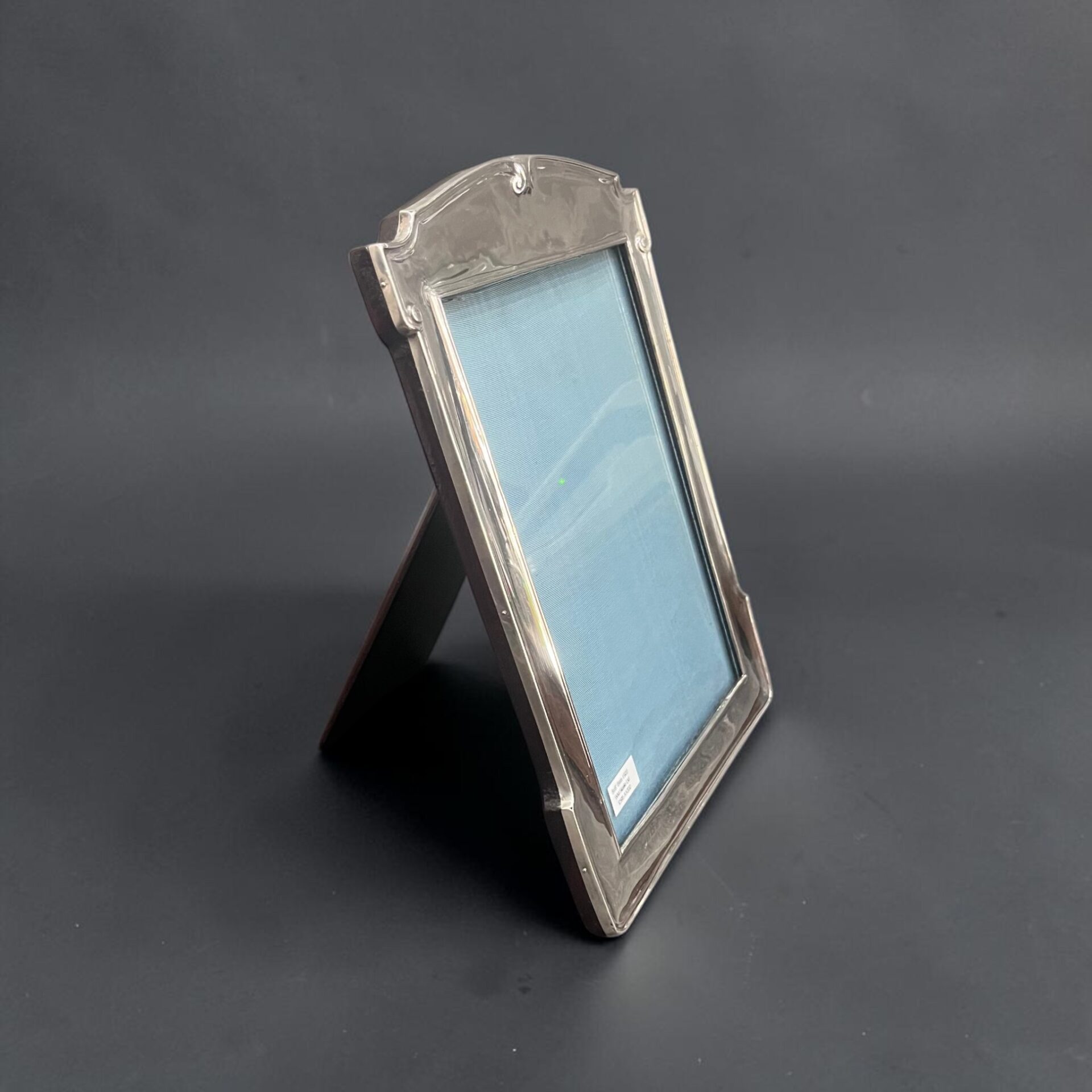 8x6" Art Nouveau silver frame, Birmingham 1922 by W M Neale Ltd