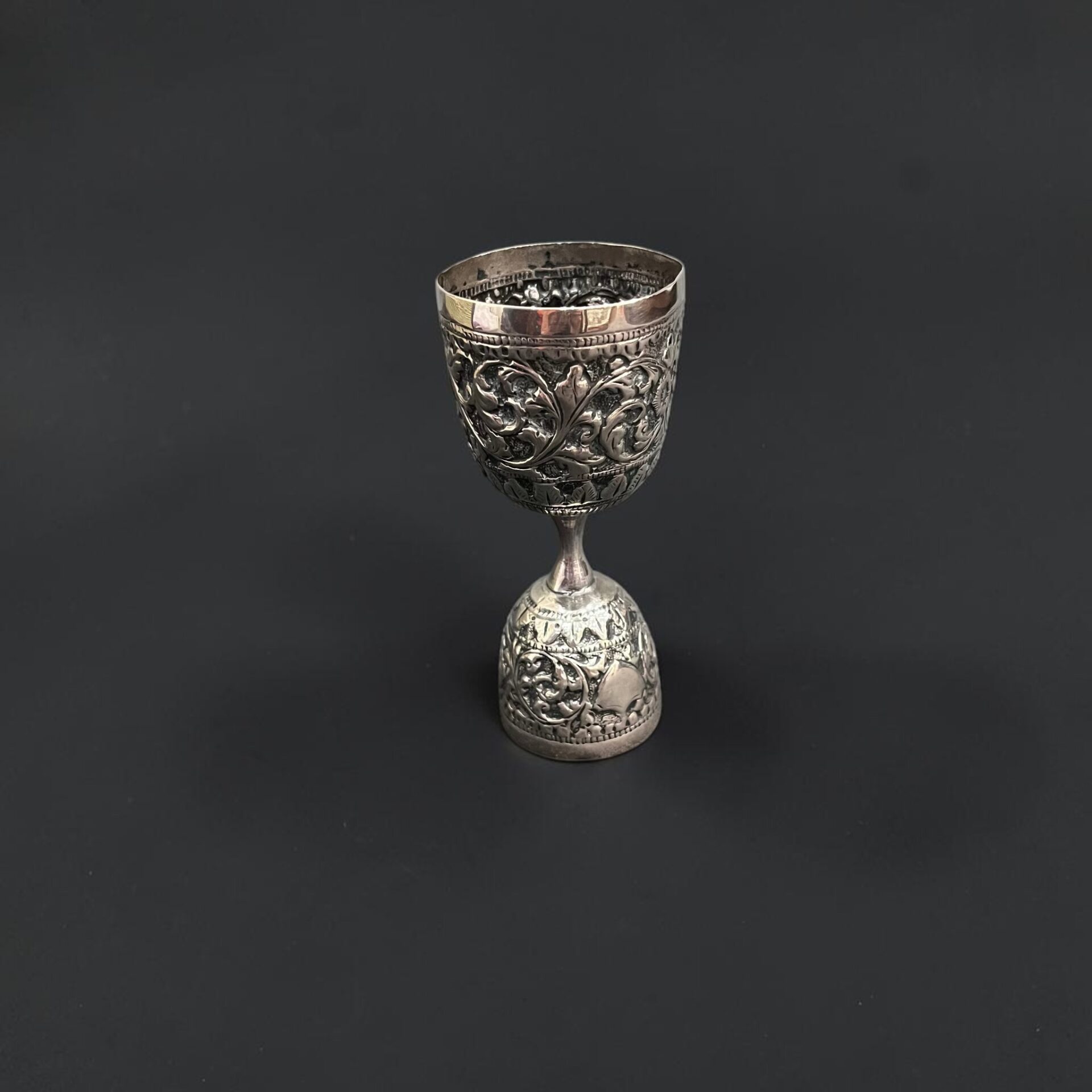 Silver spirit measure, possibly Indian