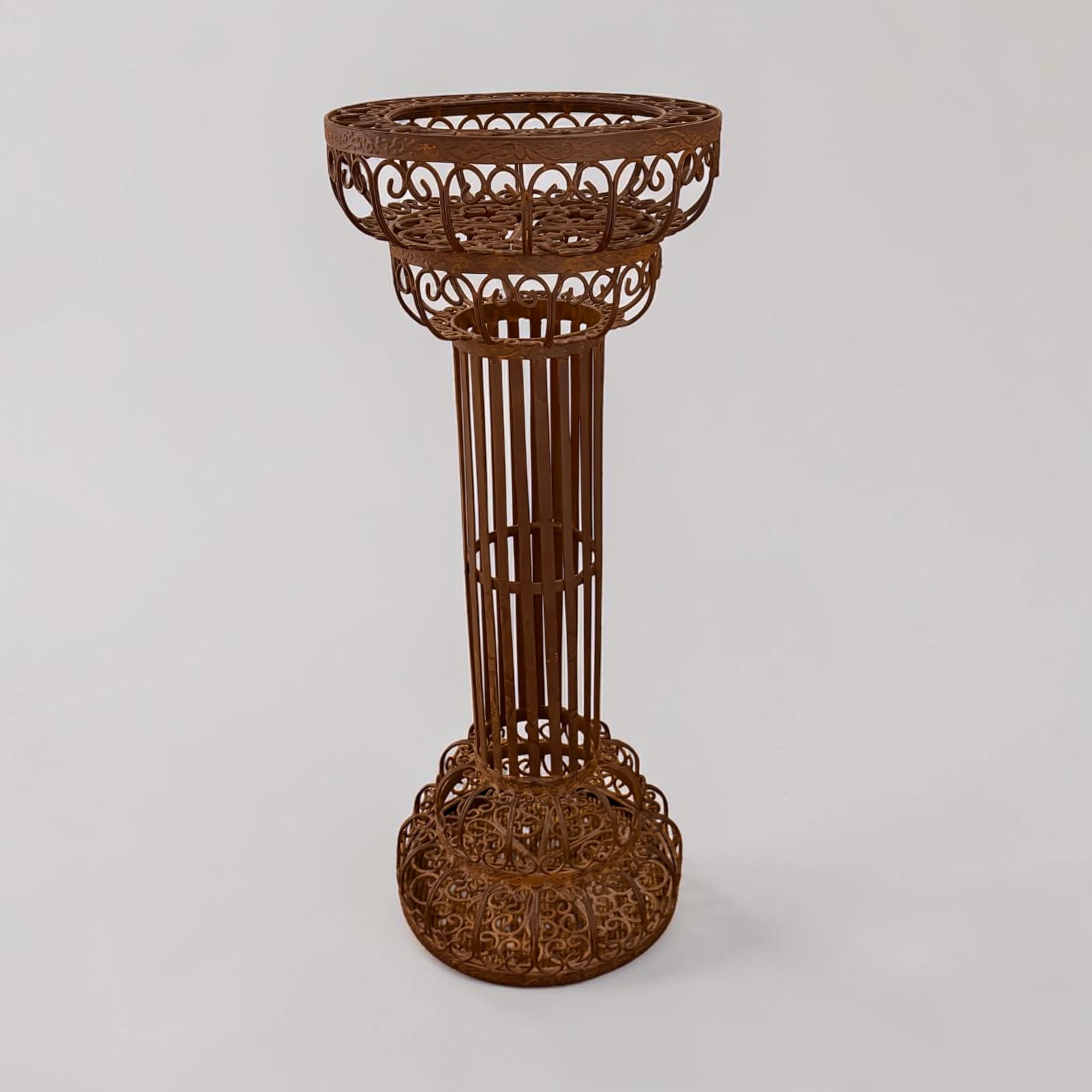 Victorian wrought iron jardiniere