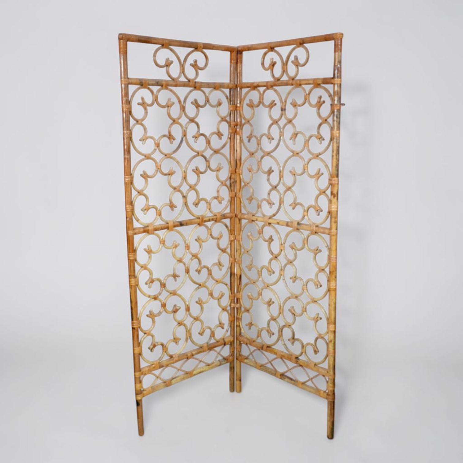 Vintage bamboo screen