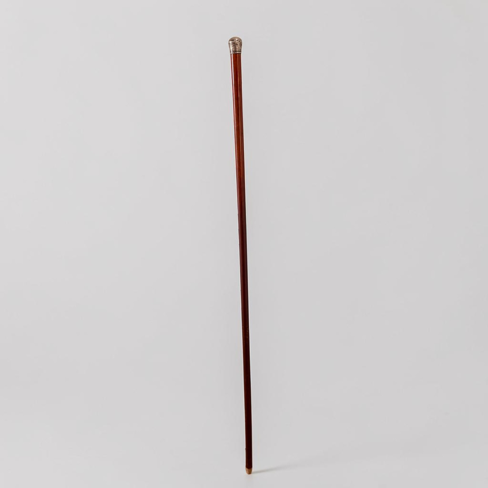 Victorian Silver-Mounted Walking Cane