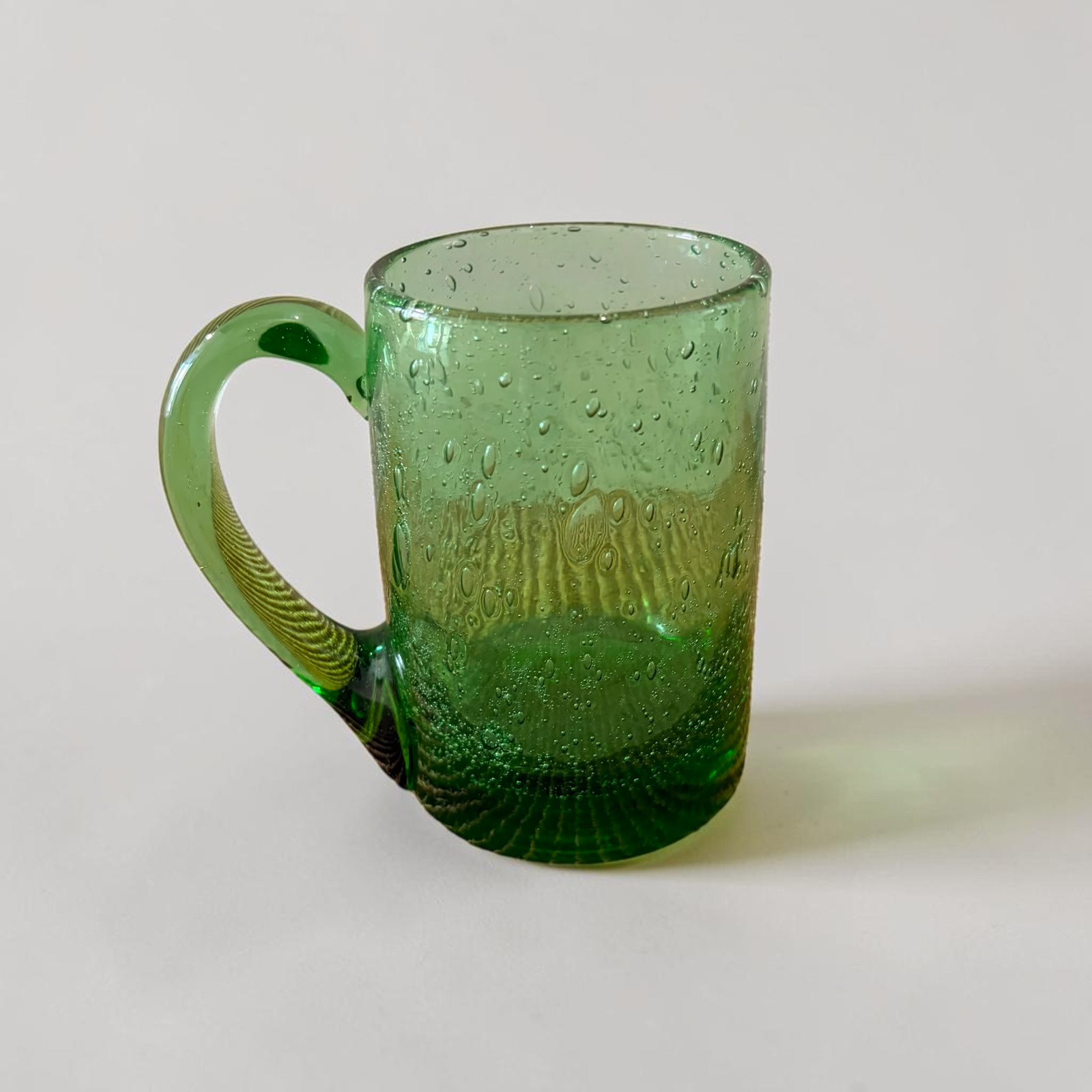 Vintage Swedish Blown Glass Tankard
