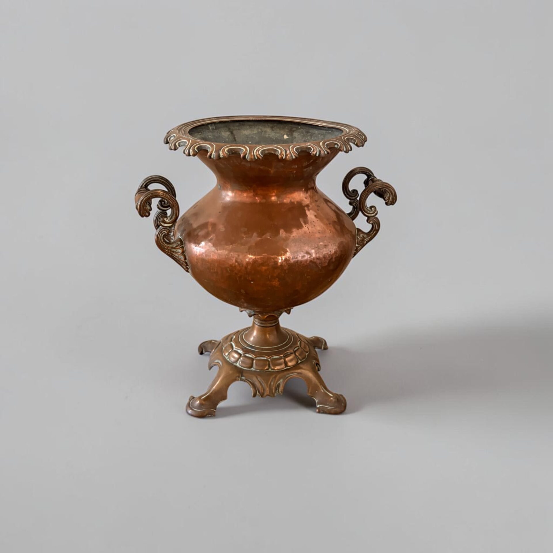 Victorian copper & brass jardiniere circa 1880