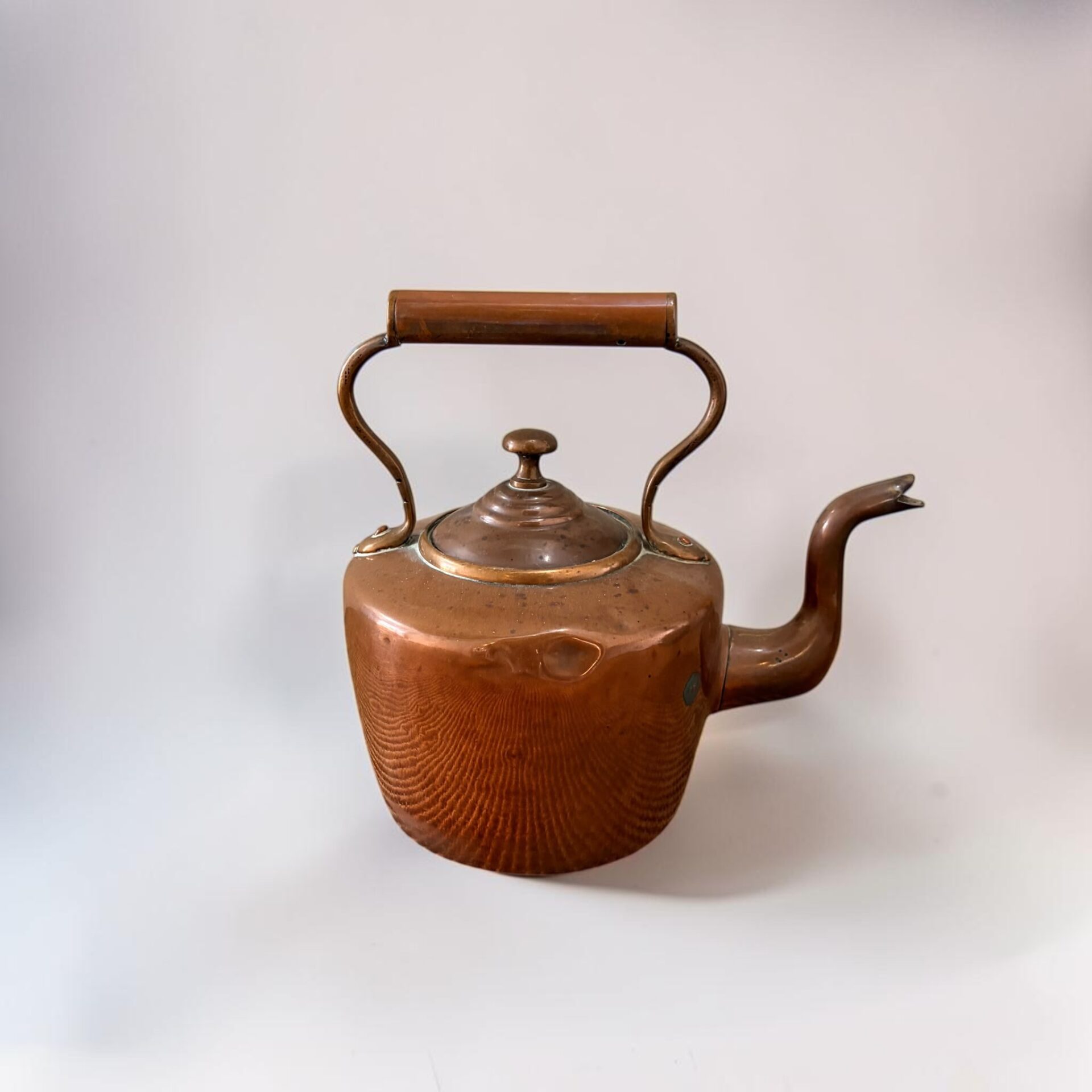 Victorian copper kettle